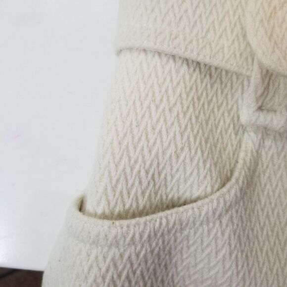 Soia & Kyo Cream Belted Wool Peacoat - Picture 9 of 14